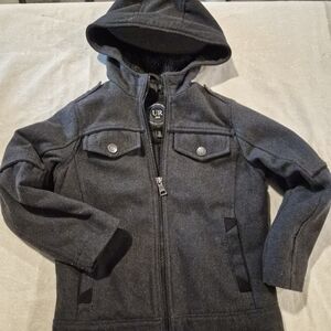 Urban Republic Charcoal Hooded Jacket for Kids